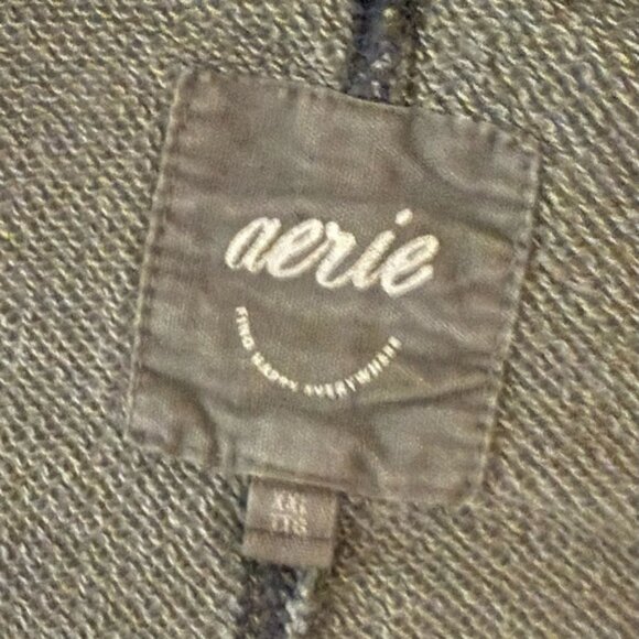 Aerie Charcoal Gray Women's Sweatshirt - Picture 3 of 5